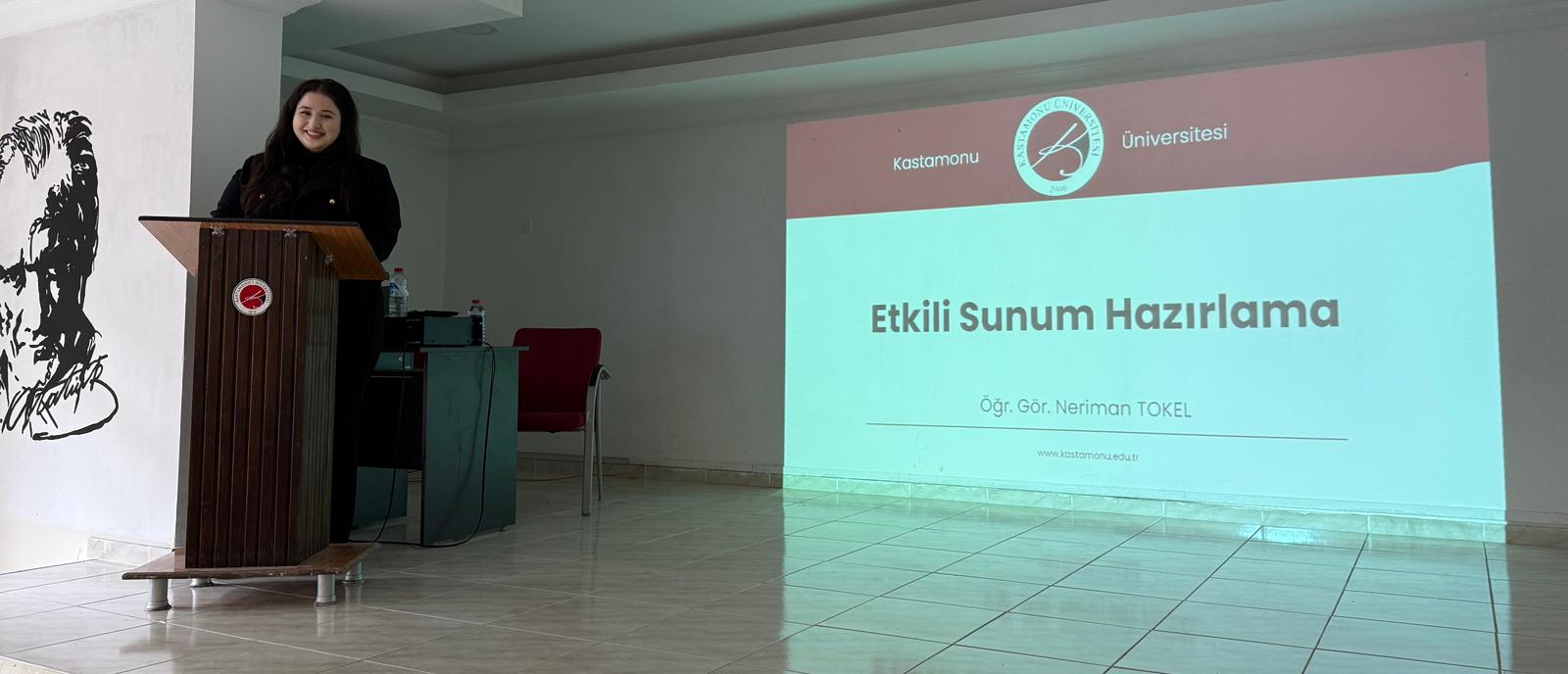 Etkili Sunum Hazırlama Eğitimi Gerçekleştirildi