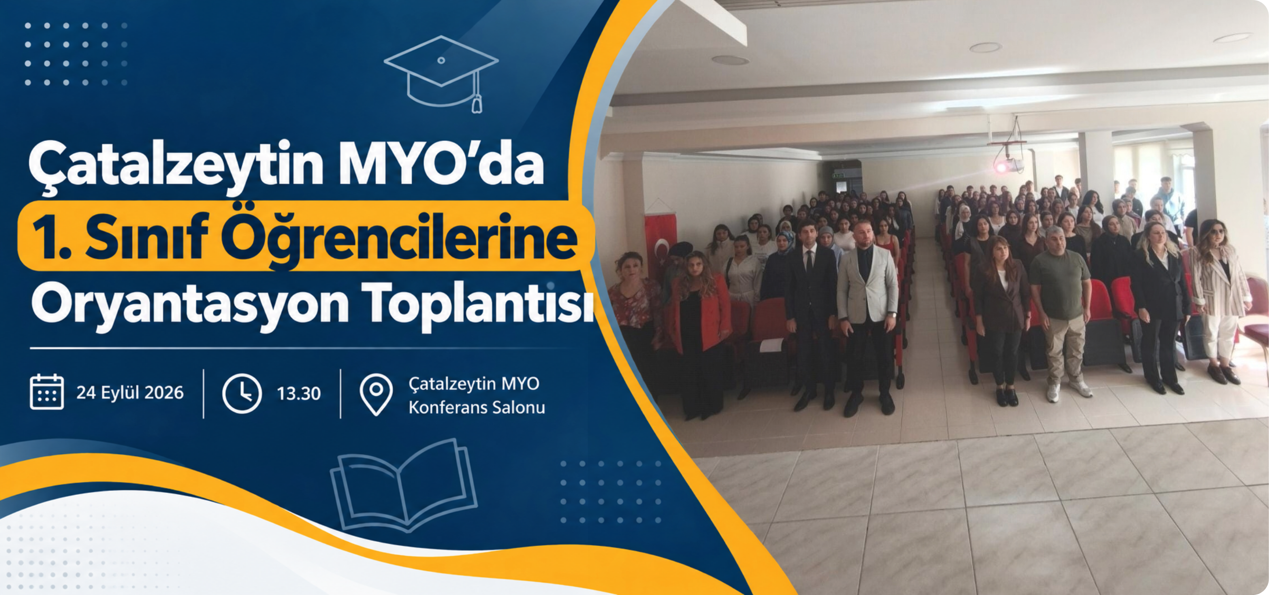 Çatalzeytin MYO’da 1. Sınıf Öğrencilerine Oryantasyon Toplantısı