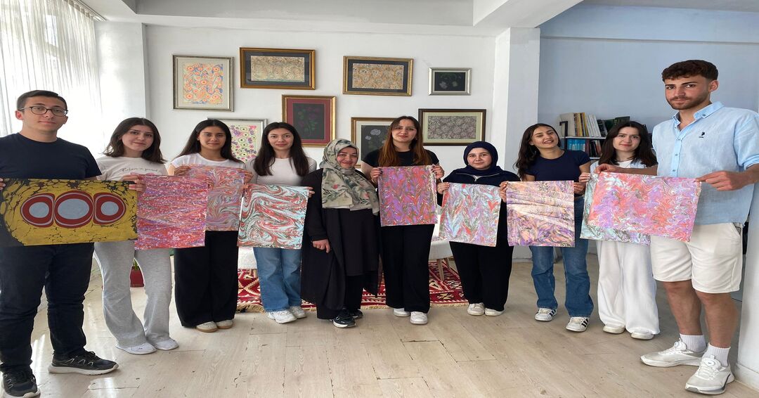 Su, Renk, Sanat: Ebru Etkinliği-1 Gerçekleştirildi