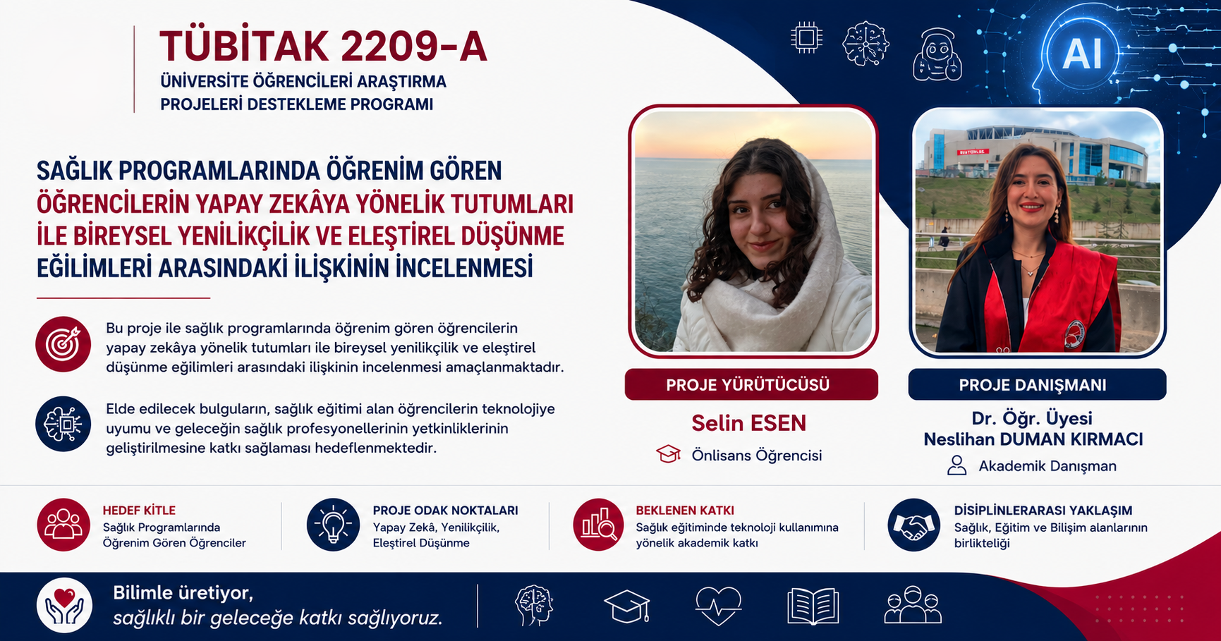 TÜBİTAK 2209-A Kapsamında Projemiz Desteklenmeye Hak Kazandı