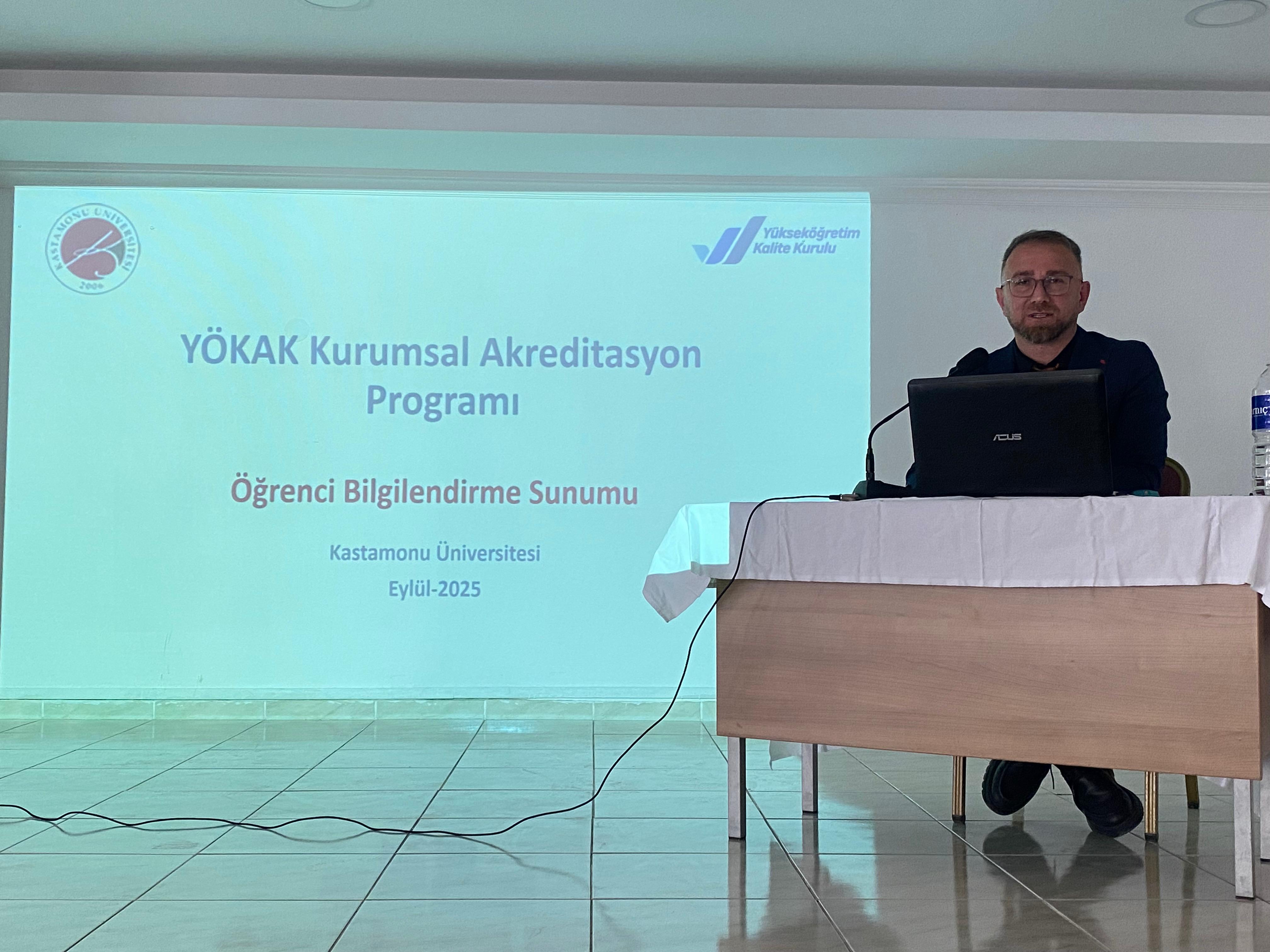 Çatalzeytin MYO da 1.Sınıf Öğrencilere Oryantasyon Toplantısı